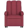 vidaXL Relaxsessel mit Aufstehhilfe Weinrot Stoff