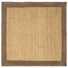 vidaXL Bereichsteppiche Grau 240 x 240 cm Jute