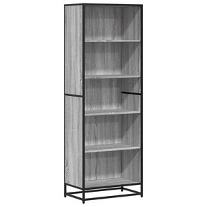 vidaXL B&uuml;cherregal Grau Sonoma 60x35x170,5 cm Holzwerkstoff