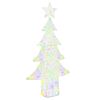 vidaXL Weihnachtsbaum mit 240 LEDs Mehrfarbig 180 cm Acryl