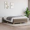 vidaXL Boxspringbettgestell Taupe 140x190 cm Stoff