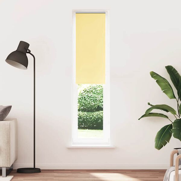vidaXL Verdunkelungsrollo Gelb 45x230 cm Stoffbreite 40,7 cm Polyester