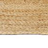 vidaXL Bereichsteppiche Quadratisch Braun 120 x 120 cm Jute
