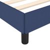 vidaXL Bettgestell ohne Matratze Blau 90x200 cm Stoff