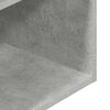 vidaXL Nachttisch mit Schublade Betongrau 35x34x66,5 cm