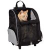 TRIXIE Haustier-Trolley/Rucksack Schwarz und Grau
