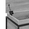 vidaXL Aufbewahrungsbox mit Deckel Grau Sonoma 100x40x51,5 cm