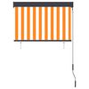 vidaXL Au&szlig;enrollo 100 x 250 cm Wei&szlig; und Orange