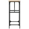 vidaXL Konsolentisch Sonoma-Eiche 75x32x75 cm Holzwerkstoff