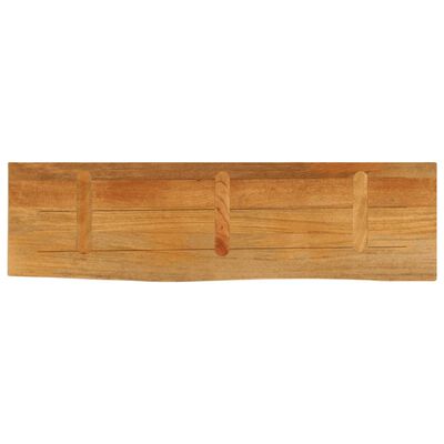 vidaXL Tischplatte mit Baumkante 100x40x2,5 cm Massivholz Mango