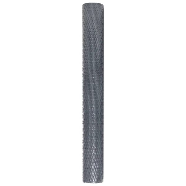 vidaXL Balkon-Sichtschutz Anthrazit 500x90 cm Poly Rattan