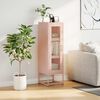 vidaXL Highboard Rosa 36x39x123 cm Kaltgewalzter Stahl