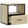 vidaXL Wand-Nachttisch Sonoma-Eiche 40x31x39,5 cm