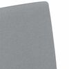 vidaXL Esszimmerst&uuml;hle 2 pcs Hellgrau 57 x 67 x 95 cm Stoff