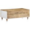 vidaXL Couchtisch 100x54x40 cm Massivholz Mango