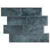 vidaXL U-Bahn-Fliese 50 pcs Blaugr&uuml;n 29 x 21 cm Polyurethan und PET