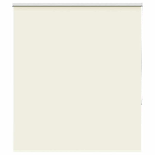 vidaXL Verdunkelungsrollo Cremewei&szlig; 140x130cm Stoffbreite 136,6cm