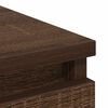 vidaXL Sideboard Braun Eichen-Optik 100x35x99 cm Holzwerkstoff