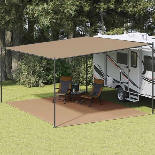 vidaXL Zeltteppich 400x500 cm Taupe