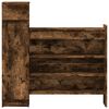 vidaXL Schuhschrank Räuchereiche 100,5x28x100 cm Holzwerkstoff
