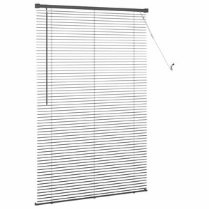 vidaXL Venetianer Jalousie Verstellbar Schwarz 150 x 90 cm PVC