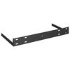 vidaXL Schweberegal Hochglanz-Wei&szlig; 50x23x3,8 cm MDF