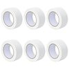 vidaXL Malerklebeb&auml;nder 6 pcs Wei&szlig; 50mm x 50m Papier