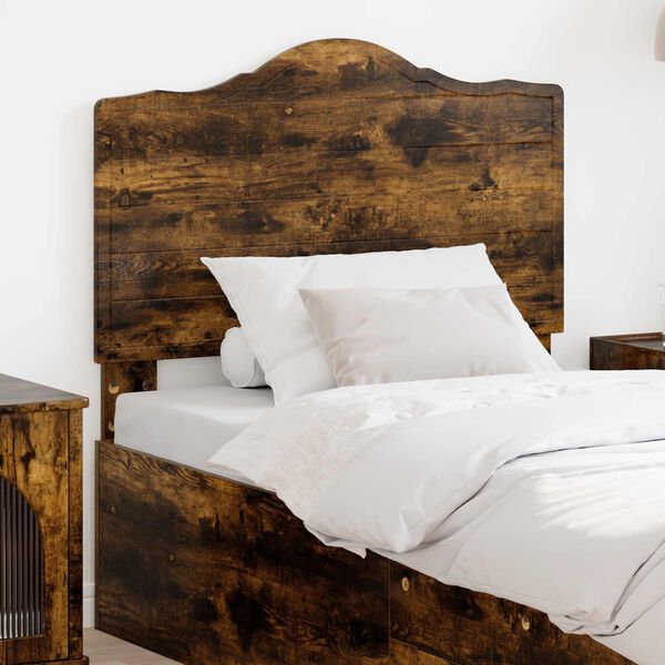 vidaXL Kopfteil mit Kopfteil Ger&auml;ucherte Eiche 75 cm Holzwerkstoff