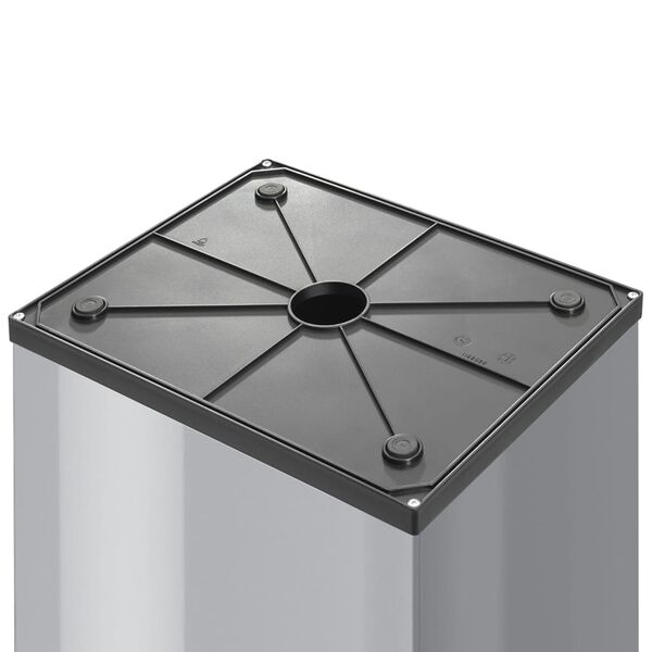 Hailo Abfallbeh&auml;lter Big-Box Swing Gr&ouml;&szlig;e XL 52 L Silber 0860-221