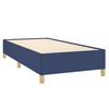 vidaXL Bettgestell ohne Matratze Blau 90x190 cm Stoff
