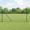 vidaXL Zaunpfosten Gr&uuml;n 25 x 1,2 m (13 mm Maschen) Stahl
