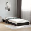 vidaXL Bettgestell Schwarz 75x190 cm Holzwerkstoff