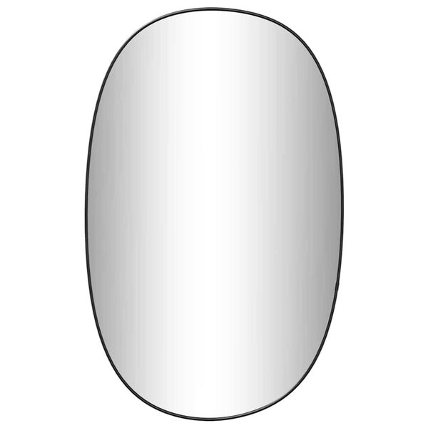 vidaXL Wandspiegel Schwarz 70x45 cm