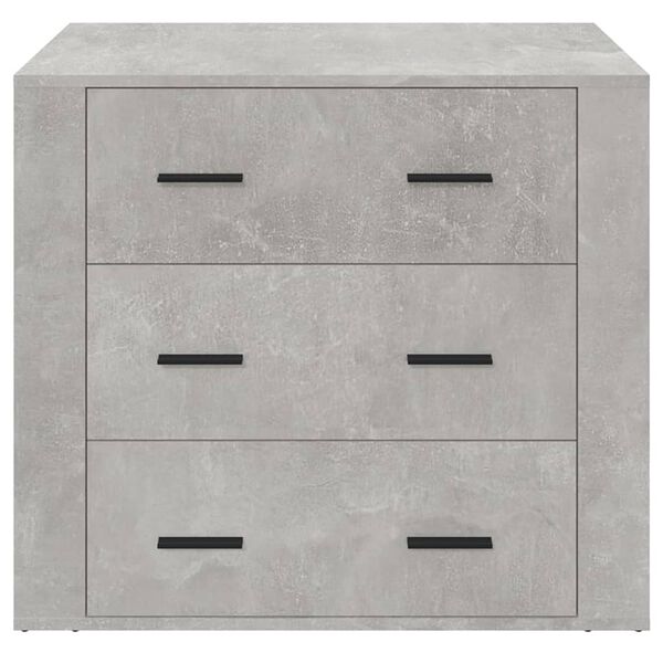 vidaXL Sideboard Betongrau 80x33x70 cm Holzwerkstoff