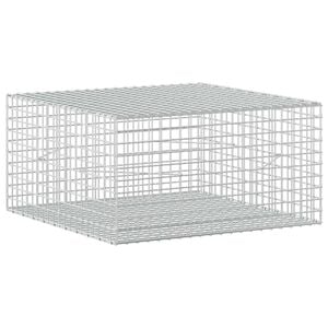 vidaXL Gabione mit 3,5 mm Draht und 5x5 cm Maschen 100x100x50 cm