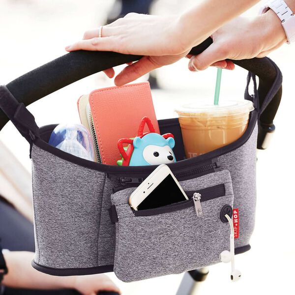 Skip Hop Kinderwagen Organizer-Tasche Grau Meliert