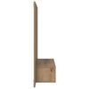 vidaXL TV-Schrankset Artisan-Eiche 120 x 23,5 x 90 cm Holzwerkstoff