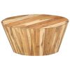 vidaXL Couchtisch &Oslash;65x31 cm Massivholz Akazie
