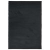 vidaXL Teppich OVIEDO Kurzflor Schwarz 160x230 cm