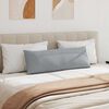 vidaXL Sofakissen 2 pcs Hellgrau 120 x 40 cm Stoff