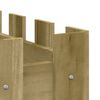 vidaXL Hochbeet Lattenzaun-Design 100x50x50 cm Kiefernholz Impr&auml;gniert