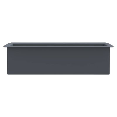 vidaXL Pflanzkasten für Europaletten 12 Stk. Grau 36x13,5x9,5 cm PP