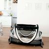 DERYAN Pop-Up-Reisebett mit Moskitonetz PeuterBox Silbern