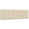 vidaXL Bettgestell ohne Matratze "Hanko" Creme 160x200 cm Stoff