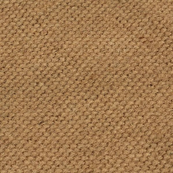 vidaXL Teppich 120x180 cm Jute Rechteckig