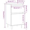 vidaXL Sideboard Sonoma-Eiche 40x35x70 cm Holzwerkstoff