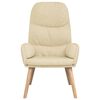 vidaXL Relaxsessel Creme Stoff