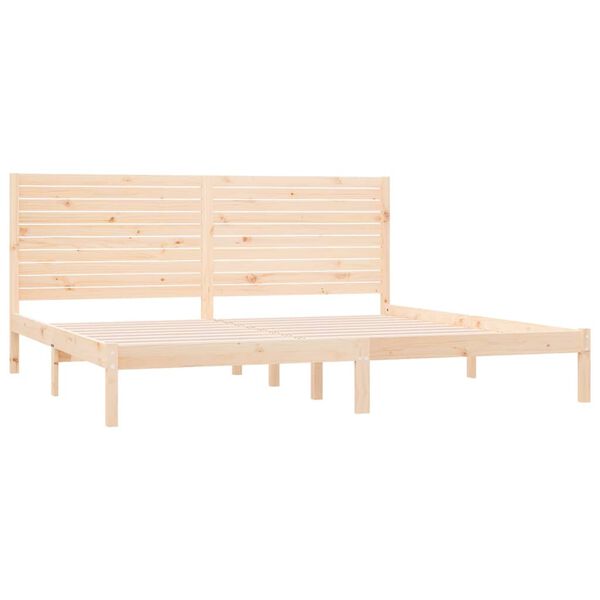 vidaXL Massivholzbett 180x200 cm