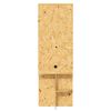 vidaXL Terrarium Braun 50 x 50 x 130 cm OSB