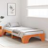 vidaXL Bettrahmen Wachsbraun 75 x 190 cm Massives Kiefernholz